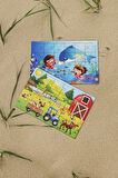 Okul Öncesi Başlangıç Yapboz Dalgıç Ve Çiftlik Ahşap Puzzle Set