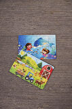 Okul Öncesi Başlangıç Yapboz Dalgıç Ve Çiftlik Ahşap Puzzle Set