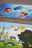 Okul Öncesi Başlangıç Yapboz Dalgıç Ve Hayvanlar Alemi Ahşap Puzzle Set