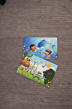 Okul Öncesi Başlangıç Yapboz Dalgıç Ve Hayvanlar Alemi Ahşap Puzzle Set