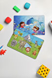 Okul Öncesi Başlangıç Yapboz Dalgıç Ve Safari Ahşap Puzzle Set