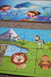 Okul Öncesi Başlangıç Yapboz Dalgıç Ve Safari Ahşap Puzzle Set