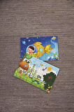 Okul Öncesi Başlangıç Yapboz Hayvanlar Alemi Ve Uzaya Yolculuk Ahşap Puzzle Set