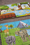 Okul Öncesi Başlangıç Yapboz Piknik Ve Safarı  Ahşap Puzzle Set