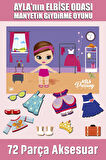 Ayla's Dressing Room - Mıknatıslı Giydirme Kitabı (72 Parça)