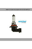 SENTİNEL AMPUL HALOGEN 12V 9006 HB4 51W