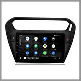 GOVİMAKS CITROEN C-ELYSEE SİYAH 2012-2023 4 GB RAM 64 GB HAFIZA ANDROID MULTIMEDIA TEYP