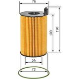 Bosch Yağ Filtresi Vw Touareg-Audı A4-A5-A6 3.0 V6 Tdı-Porsche Cayenne-Macan-Panamera 3.0d 11 F026407122