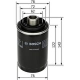 Bosch Yağ Filtresi Vw Golf V 2.0 Gtı-1.8 Tsı 04-11 Passat 2.0 Fsı-1.8 Tsı 05-11 Jetta Iv 2.0 Tsı 10 F026407080