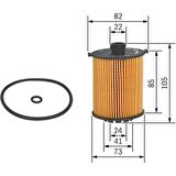 Bosch Yağ Filtresi Volvo S60 Iı 1.5 T2-T3-2.0 T3-T4 15 S90 Iı 2.0 T6 Awd 16 F026407152