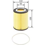 Bosch Yağ Filtresi Daf Xf 95-Cf 75-Cf 85-Db 250 Hu 1270 x F026407046