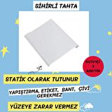 Sihirli Tahta Beyaz Akıllı Kağıt Tahta 2'li + Silgili Kalem 100 x 100 cm
