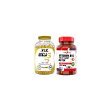 Flx Omega 3-6-9 Balık Yağı 180 Softgel   Nevfix Vitamin B12 1000 Mcg 120 Tablet