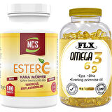 Ncs Ester C Vitamini 180 Tablet - Flx Omega 3-6-9 90 Tablet
