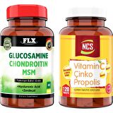 Flx Glucosamine Chondroitin Msm 60 Tablet + Ncs Vitamin C Çinko Propolis 120 Tablet