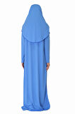 AÇIK GÖK MAVİSİ FERMUARSIZ NAMAZ ELBİSESİ