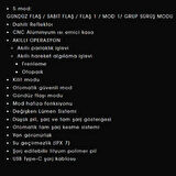 Moon Sirius Arka Işık Stop 200 Lümen USB Şarjlı