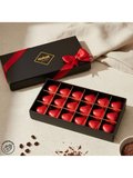 Nutat - Sevgililer Günü Kırmızı Kalp Fındık Krema Aromalı Çikolata 300 GR. Kutulu