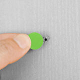 Nobel Yapışkanlı Vida Tapası Vida Kapatıcı Kapağı (100 Adet) Yeşil