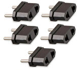 S-LİNK SL-W260 5 ADET TÜRK-AMERİKAN ÇEVİRİCİ PRİZ ADAPTÖR 5Lİ