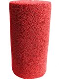 Abk Kıvırcık Kırmızı Paspas 100 cm x 300 cm Kaymaz Yolluk Kaydırmaz Halı