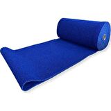 Abk Kıvırcık Mavi Paspas 100 cm x 300 cm Kaymaz Yolluk Kaydırmaz Halı