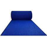 Abk Kıvırcık Mavi Paspas 100 cm x 300 cm Kaymaz Yolluk Kaydırmaz Halı