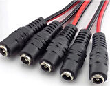 HADRON DİŞİ POWER JACK 25 CM 5,5X2,5MM DC JACK DC KABLO HDX5528 10 ADET