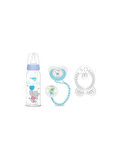  0-6 Ay Bebek Bakım Seti – 250 ml Biberon, Emzik ve Diş Kaşıyıcı