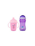 Life Enjoy Akıtmaz Alıştırma Bardağı 240 ml & Renkli Pipetli Bardak 350 ml