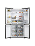 HAİER HCW58F18EWMP 507 LT 4 KAPAKLI GARDROP TİPİ İNOX SU PINARLI BUZDOLABI