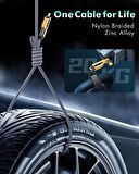 4 In 1 Usb+C Type C To Lightning Şarj Kablosu, Metal Başlık Sağlam Kopmaz Kablo 100 W Pd Hızlı Şarj Ios Typec USB