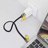 4 In 1 Usb+C Type C To Lightning Şarj Kablosu, Metal Başlık Sağlam Kopmaz Kablo 100 W Pd Hızlı Şarj Ios Typec USB