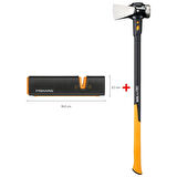 Fiskars Yarma ve Vurma Baltası Xxl 8lb/36 + Balta ve Bıçak Bileyici