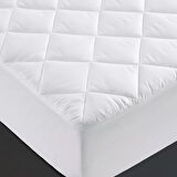 Kapitone Full Kenar Fitted Sıvı Geçirmez Yatak Koruyucu Pamuklu Alez ( Çift Kişilik 160x200 cm)
