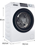 Haier I-Pro Series 1 HW100-BP14929A-S A Enerji Sınıfı 10 kg 1400 Devir Çamaşır Makinesi