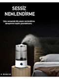 Rbh-03 Ultrasonik Hava Nemlendirici 4 Litre Hava Nemlendirici Buhar Makinesi Aroma Difüzörü 4l Nemlendirici - Otomatik Kapanma Sessiz Çalışma Ayarlanabilir Buhar Seviyesi