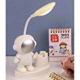 LED Astronot Masa Lambası Ve Kalemlik