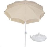 Zeyycamping SU GEÇİRMEZ 220 cm Plaj Bahçe Balkon Teras Kamp Şemşiye + Taşıma Çantası +22 Litre Bidon