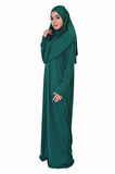 KABE YEŞİLİ FERMUARSIZ NAMAZ ELBİSESİ