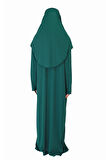 KABE YEŞİLİ FERMUARSIZ NAMAZ ELBİSESİ