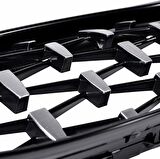 Bmw e90 diamond ön panjur ızgara 2009-2012 arası krom-siyah