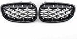 Bmw e60 diamond ön panjur ızgara 2003-2009 arası krom-siyah
