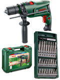Bosch Darbeli Matkap 600 Watt + 25 Parça Vidalama Ucu Seti