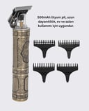 Dayanıklı Çelik Kafa ve Güçlü Motorlu Saç Sakal Makinesi