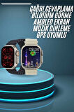 Akıllı Saat Çok Fonksiyonlu Uzun Pil Ömürlü Çağrı Cevaplayabilen Kol Saati