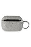 Airpods Pro 2 (2.nesil) Spell Simli Kılıf - Gümüş-(5796)