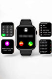 Akıllı Saat Arama Cevaplayan Dokunmatik Ekran Bleutooth Bağlantılı