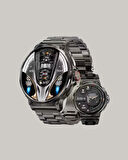 Şık Metal Kasa ve Değiştirilebilir Kordonlarla SW80 Smartwatch