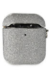 Airpods 2 (2.nesil) Spell Simli Kılıf - Gümüş-(5796)